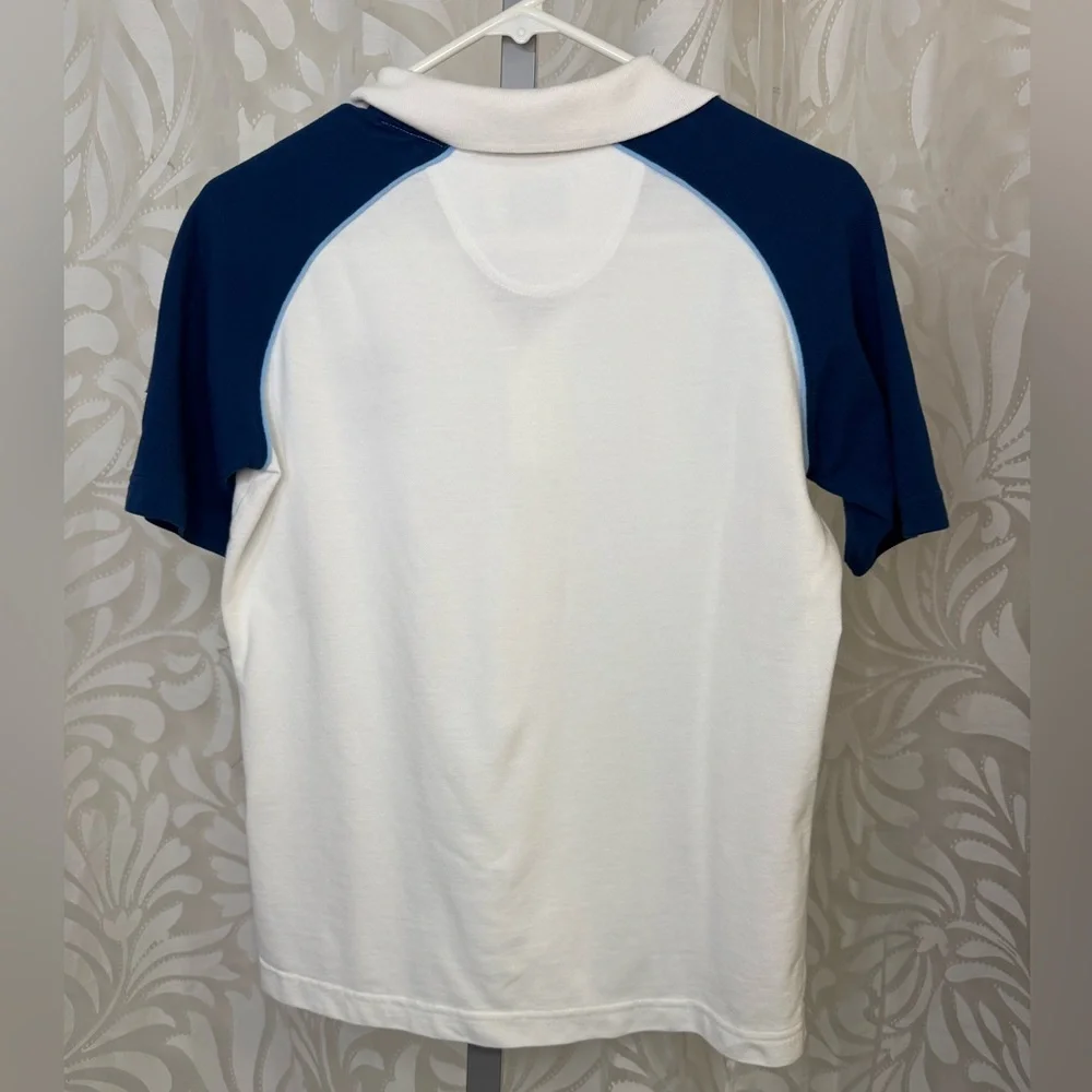 ⛳️ USGA Marshal Blue and White Polo Shirt US Open 2008 Torrey Pines Golf Logo - Picture 3 of 6